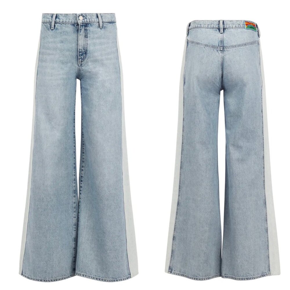 NWT Daily Blue by Adriano Goldschmied Wide-LEG Cotton USA SIZE 31